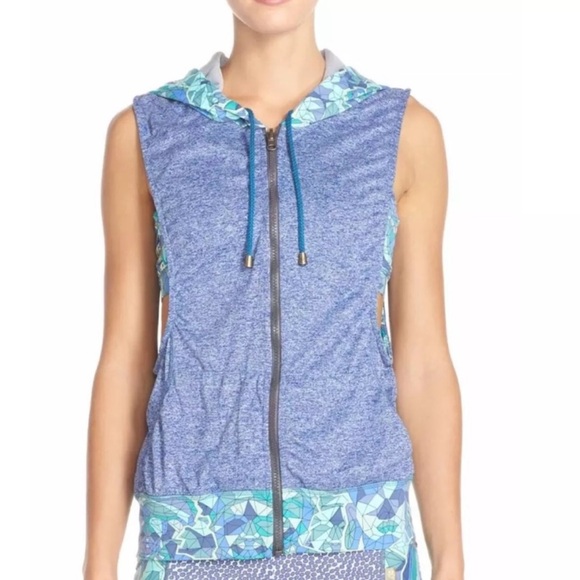 EUC Maaji Malibu Creek Hoodie Vest Cover Up Size Small - Picture 15 of 16